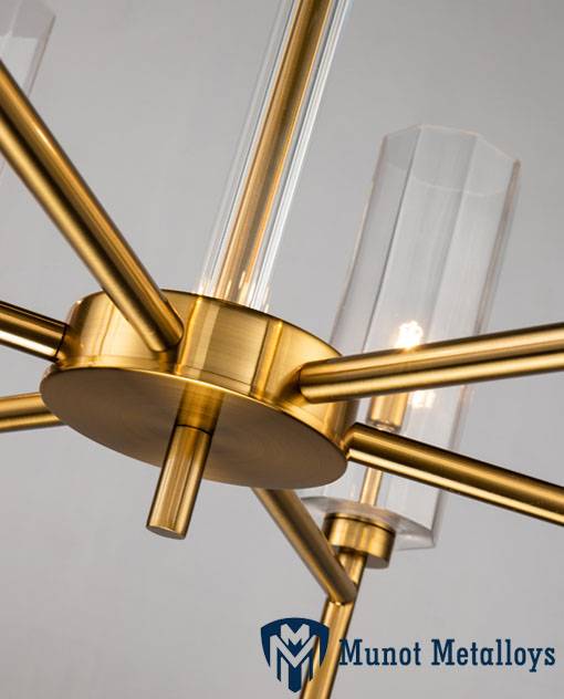 Brass Round Tubing For Furniture & Lightning Fixtures