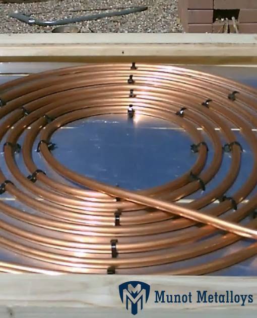 Copper Alloy Seamless Tube For Heating Application & Solar Panels